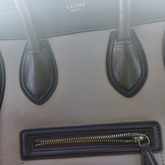 Beige, Burgundy, and Brown Women's Tote Bag - Picture 7 of 8